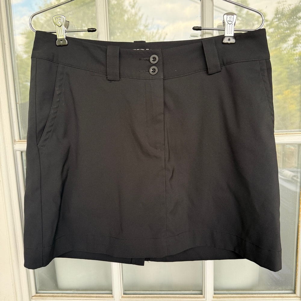 Nike Golf Skort Black Size 4 | Athletic Stretch‎ Skirt with Built-In Shorts